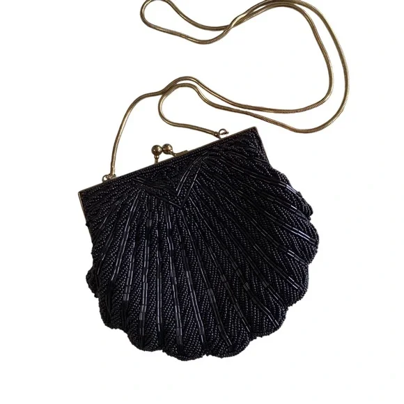 BLACK SEQUIN EVENING BAG - Picture 16 of 16